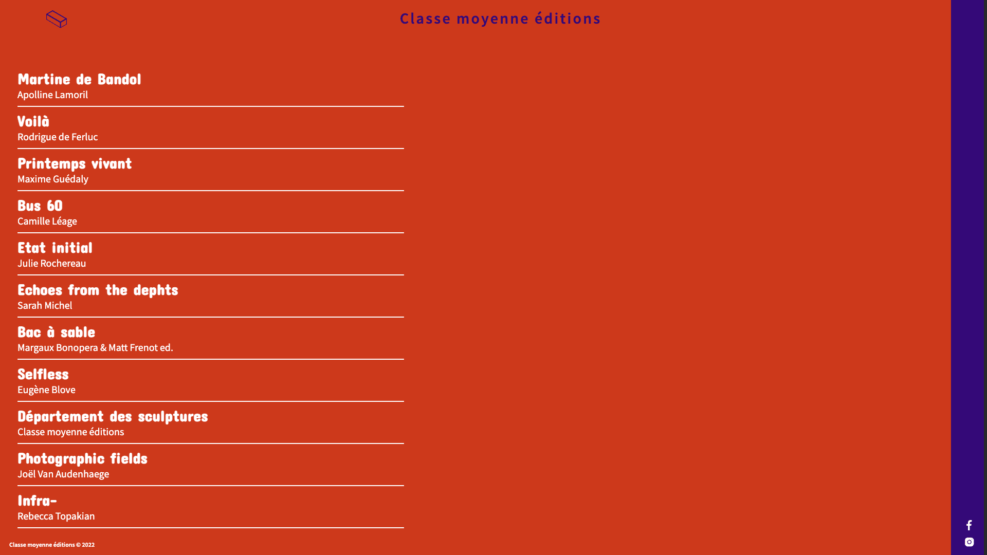 capture Classe moyenne éditions